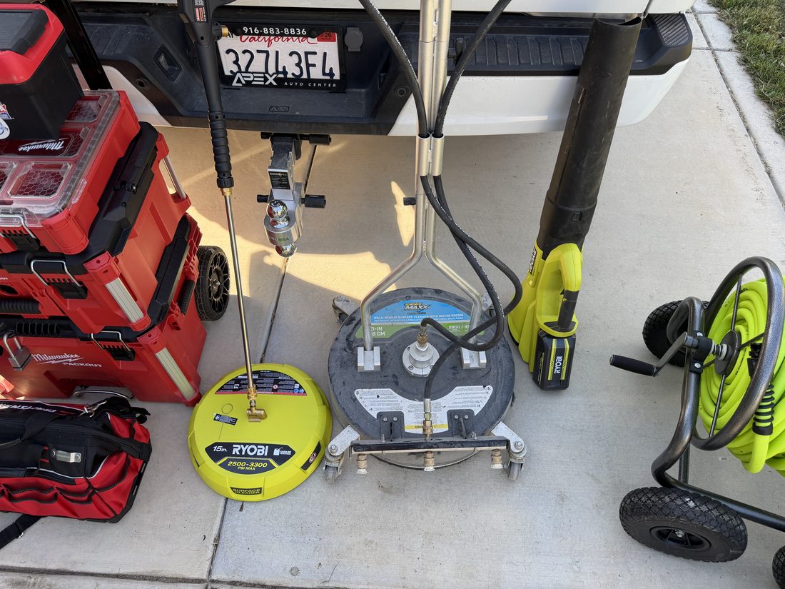Pressure Pals surface cleaners and accessories